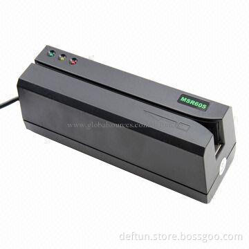 Hico MSR605 Swipe Magnetic Card Reader and Writer, Sized 8.2 x 2.5 x 2.5 inches